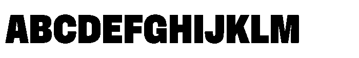 Pragmatica Next Condensed Black Font UPPERCASE