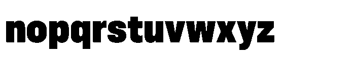 Pragmatica Next Condensed Black Font LOWERCASE