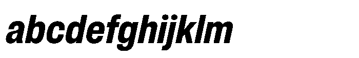 Pragmatica Next Condensed Bold Slanted FONT