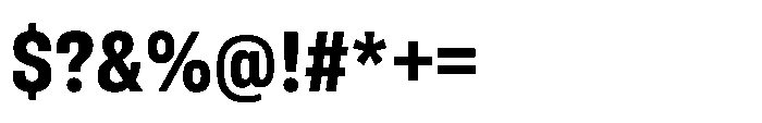 Pragmatica Next Condensed Bold Font OTHER CHARS