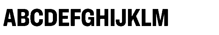 Pragmatica Next Condensed Bold Font UPPERCASE