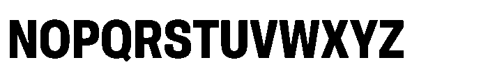 Pragmatica Next Condensed Bold Font UPPERCASE
