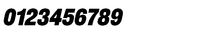Pragmatica Next Condensed Extra Bold Slanted Font OTHER CHARS