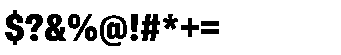 Pragmatica Next Condensed Extra Bold Font OTHER CHARS