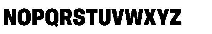 Pragmatica Next Condensed Extra Bold Font UPPERCASE
