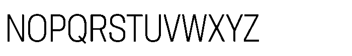 Pragmatica Next Condensed Extralight Font UPPERCASE