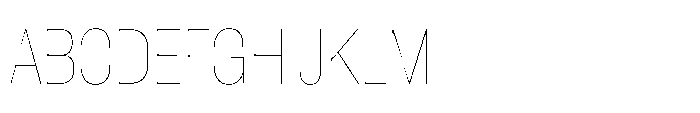 Pragmatica Next Condensed Hairline Font UPPERCASE