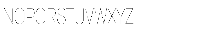 Pragmatica Next Condensed Hairline Font UPPERCASE