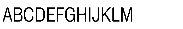 Pragmatica Next Condensed Light Font UPPERCASE