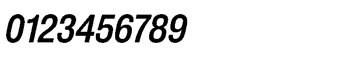 Pragmatica Next Condensed Medium Slanted Font OTHER CHARS