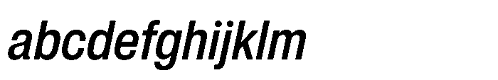 Pragmatica Next Condensed Medium Slanted FONT