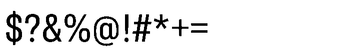 Pragmatica Next Condensed Regular Font OTHER CHARS