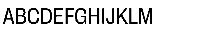 Pragmatica Next Condensed Regular Font UPPERCASE