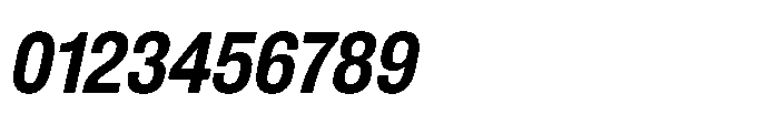 Pragmatica Next Condensed Semi Bold Slanted Font OTHER CHARS