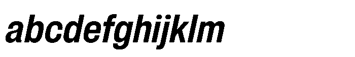 Pragmatica Next Condensed Semi Bold Slanted FONT
