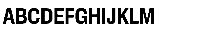 Pragmatica Next Condensed Semi Bold Font UPPERCASE
