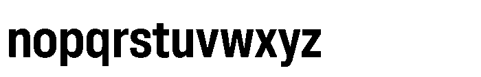 Pragmatica Next Condensed Semi Bold Font LOWERCASE