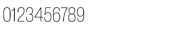 Pragmatica Next Condensed Thin Font OTHER CHARS