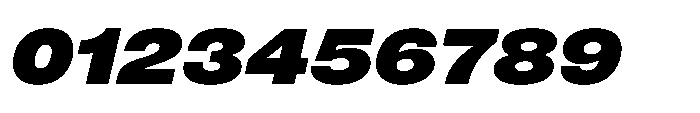 Pragmatica Next Extended Black Slanted Font OTHER CHARS