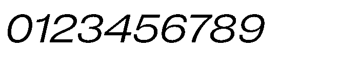 Pragmatica Next Extended Light Slanted Font OTHER CHARS
