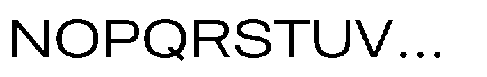 Pragmatica Next Extended Light Font UPPERCASE