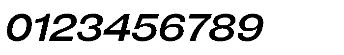 Pragmatica Next Extended Medium Slanted Font OTHER CHARS