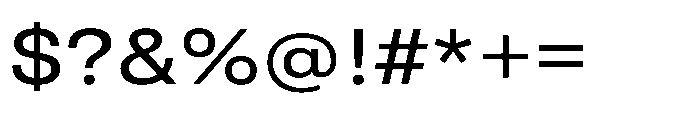 Pragmatica Next Extended Regular Font OTHER CHARS
