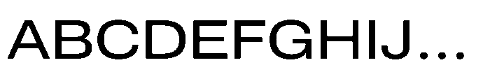 Pragmatica Next Extended Regular Font UPPERCASE