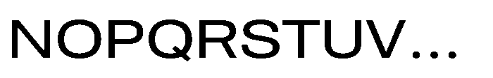 Pragmatica Next Extended Regular Font UPPERCASE