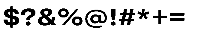 Pragmatica Next Extended Semi Bold Font OTHER CHARS