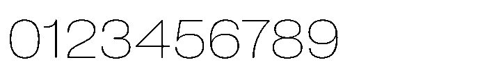 Pragmatica Next Extended Thin Font OTHER CHARS