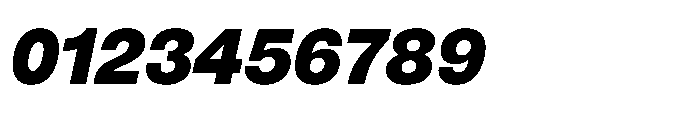 Pragmatica Next Extra Bold Slanted Font OTHER CHARS