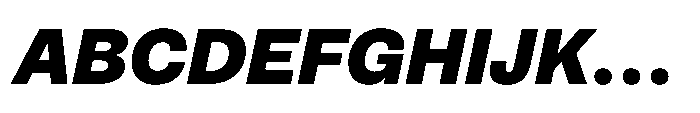 Pragmatica Next Extra Bold Slanted Font UPPERCASE