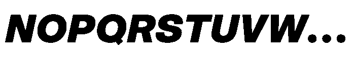 Pragmatica Next Extra Bold Slanted Font UPPERCASE
