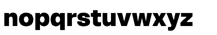 Pragmatica Next Extra Bold Font LOWERCASE
