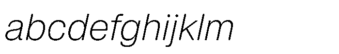 Pragmatica Next Extralight Slanted FONT