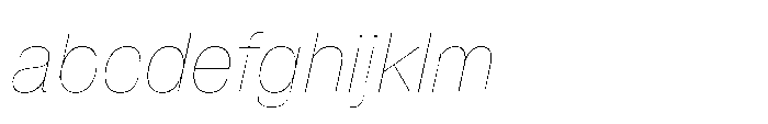 Pragmatica Next Hairline Slanted FONT