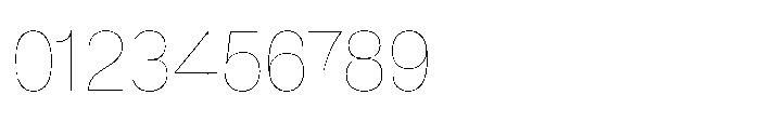 Pragmatica Next Hairline Font OTHER CHARS