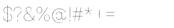 Pragmatica Next Hairline Font OTHER CHARS