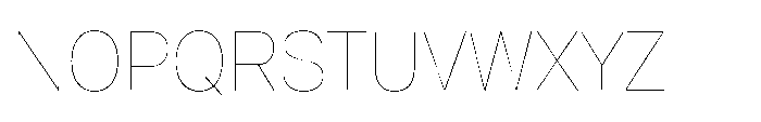 Pragmatica Next Hairline Font UPPERCASE