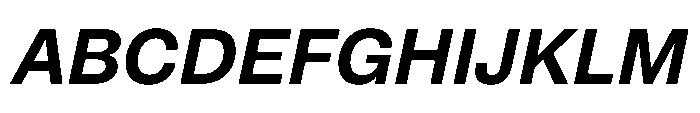 Pragmatica Next Semi Bold Slanted Font UPPERCASE