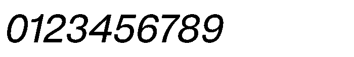 Pragmatica Next Slanted Font OTHER CHARS
