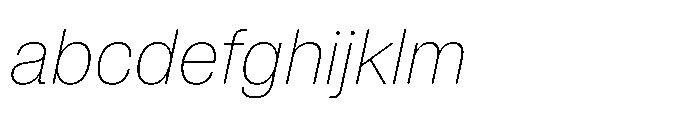Pragmatica Next Thin Slanted FONT