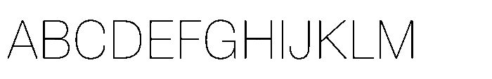 Pragmatica Next Thin Font UPPERCASE
