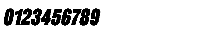 Pragmatica Next Tight Black Slanted Font OTHER CHARS