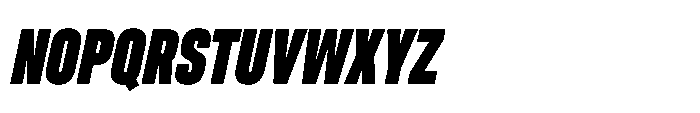 Pragmatica Next Tight Black Slanted Font UPPERCASE