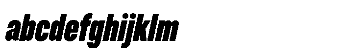 Pragmatica Next Tight Black Slanted FONT