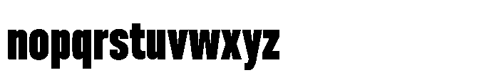 Pragmatica Next Tight Black Font LOWERCASE