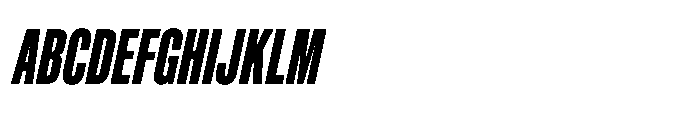 Pragmatica Next Tight Bold Slanted Font UPPERCASE