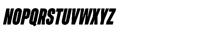Pragmatica Next Tight Extra Bold Slanted Font UPPERCASE